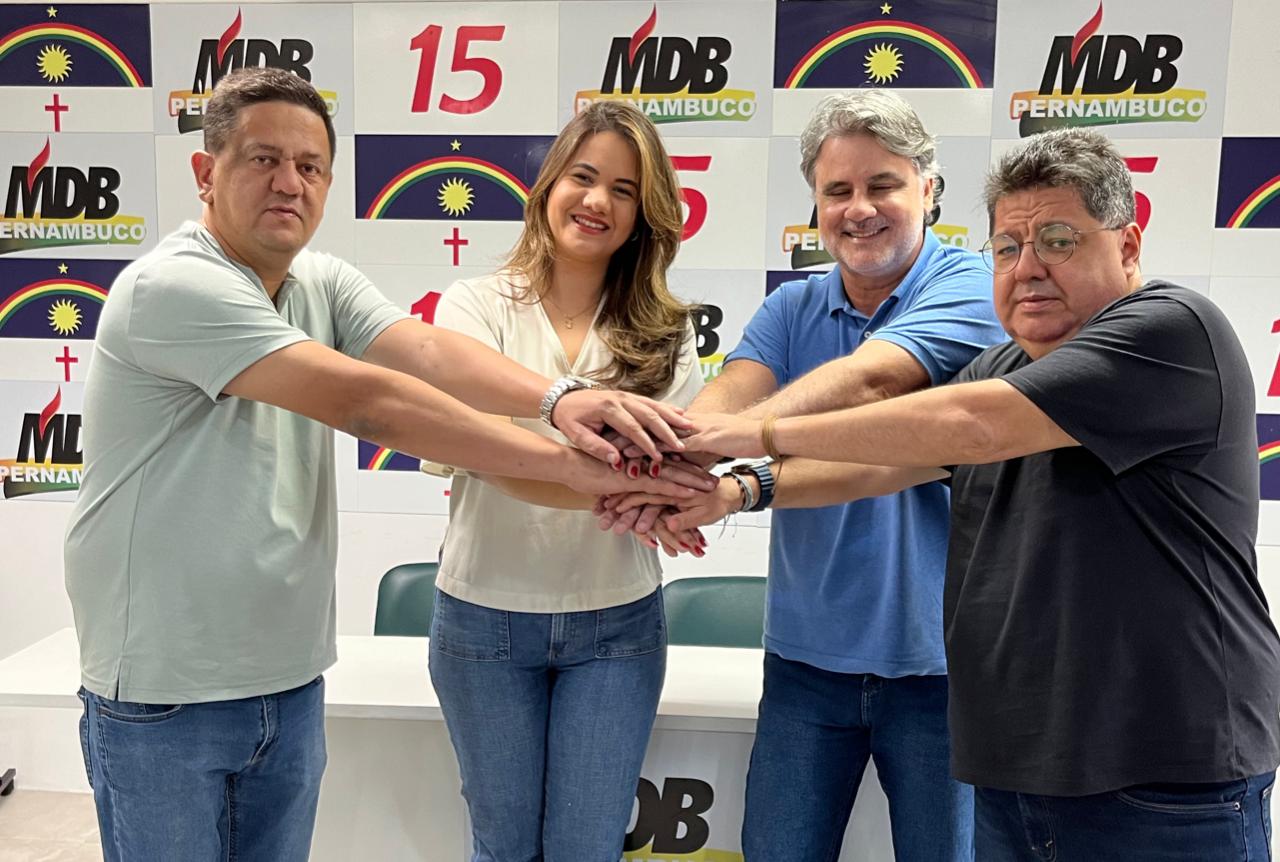 MDB TODO FECHADO COM MIRELLA ALMEIDA: RAUL HENRY DECLARA APOIO