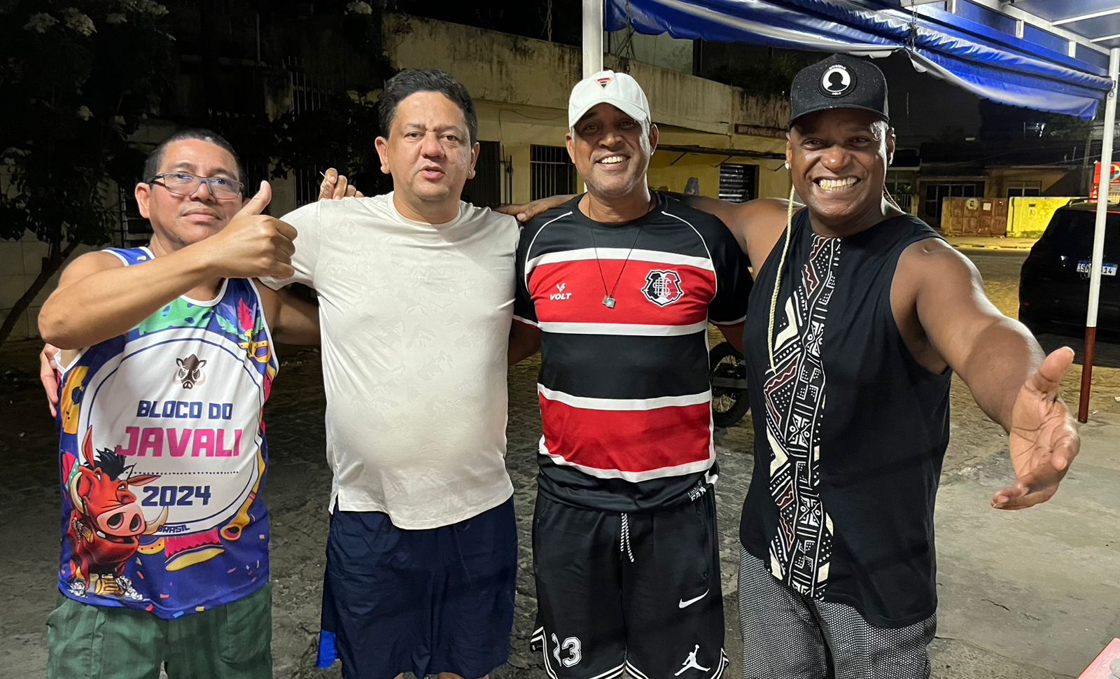 SAULO HOLANDA DISCUTE CULTURA COM CANTOR E DIRETOR MUSICAL NEGO THOR E OS EMPRESÁRIOS WLADIMIR E TAYGUARA