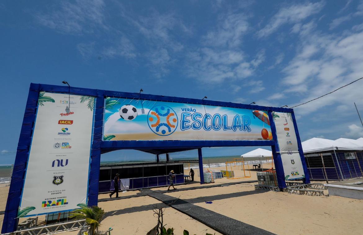 ARENA VERÃO: GOVERNO DE PERNAMBUCO LEVA ESPORTE E LAZER PARA A PRAIA DE PIEDADE