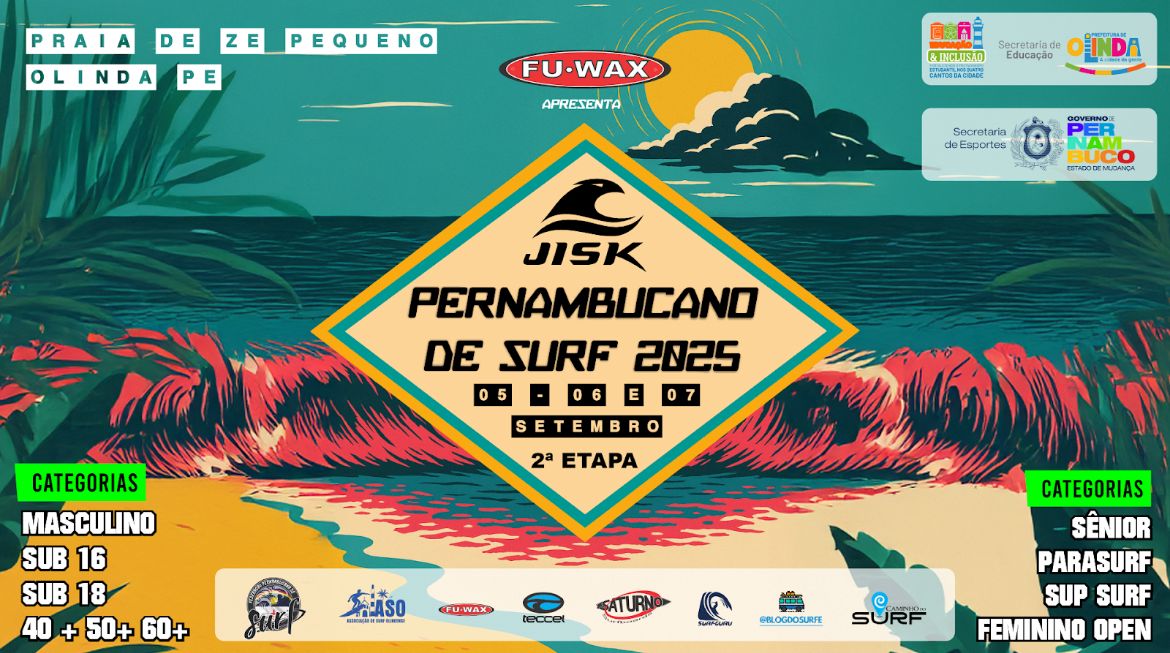 OLINDA COMEMORA SEUS CAMPEÕES NO SURFE