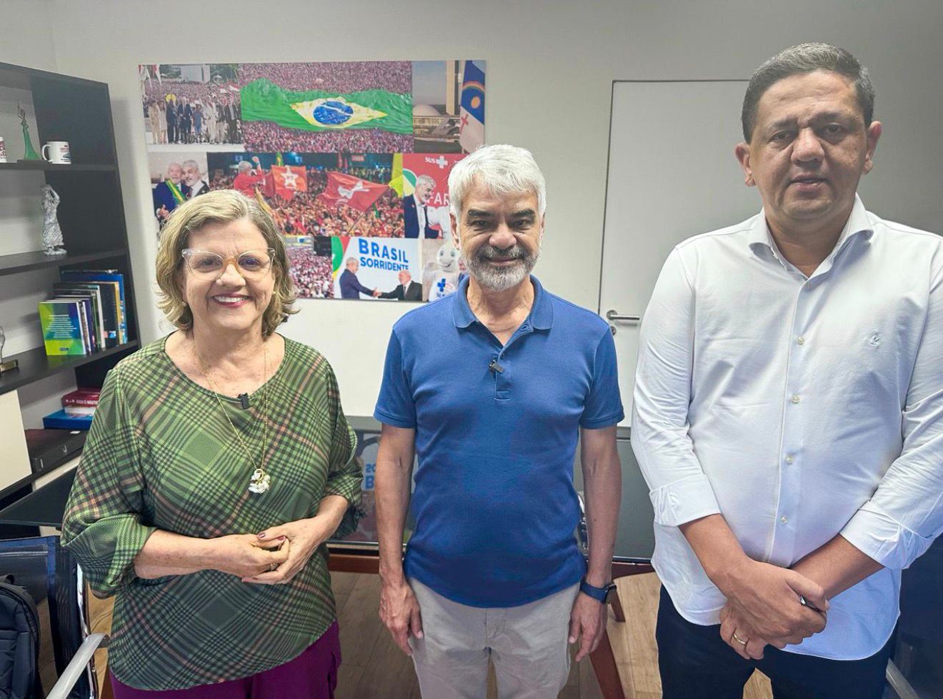 TERESA LEITÃO ARTICULA ENCONTRO E SAULO HOLANDA DECLARA APOIO À REELEIÇÃO DE HUMBERTO COSTA