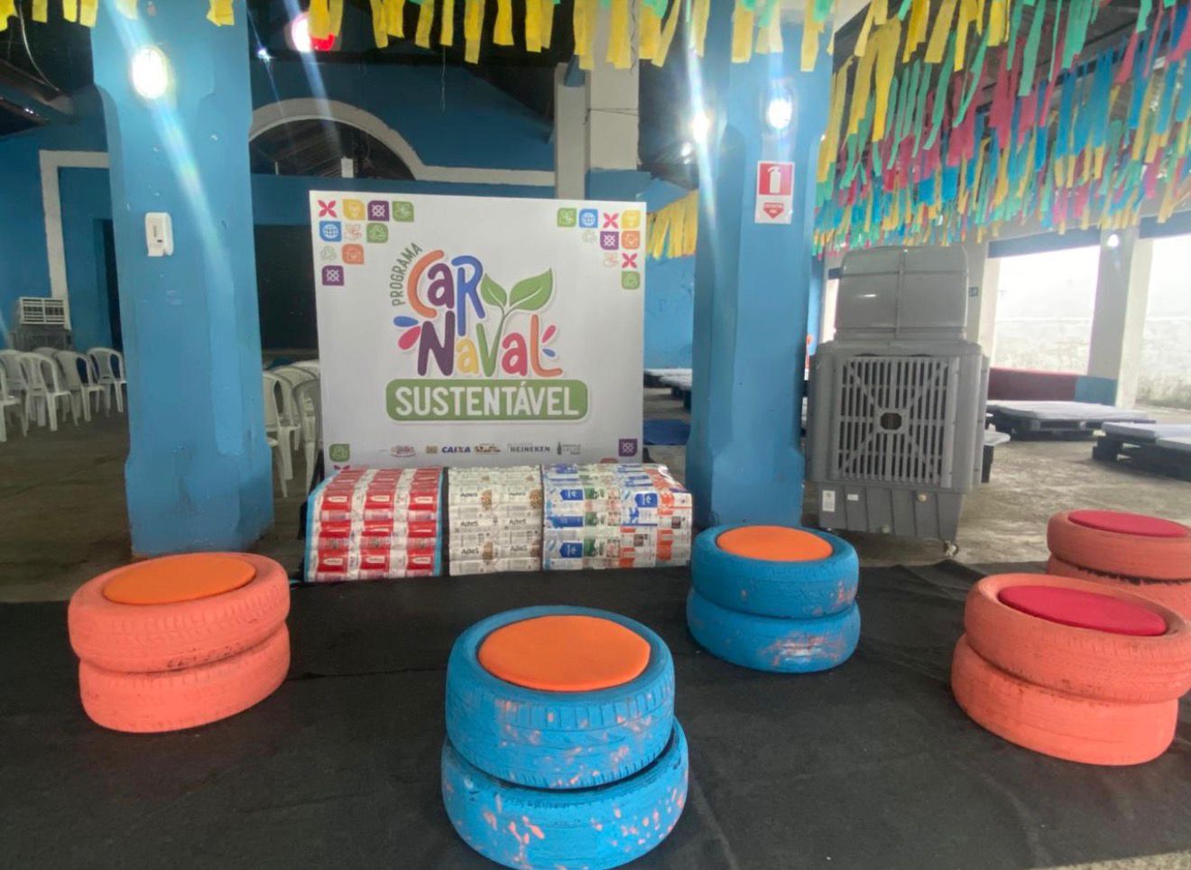 OLINDA ESTRUTURA CARNAVAL SUSTENTÁVEL COM PONTO DE APOIO E ACOLHIMENTO PARA CATADORES DE RECICLÁVEIS DURANTE OS DIAS DE FOLIA