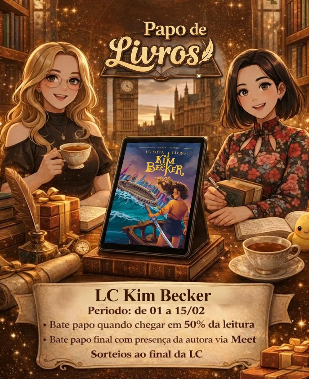 LIVRO “KIM BECKER - VOLUME 1” É O ESCOLHIDO DO MÊS NO CLUBE DE LEITURA PAPO DE LIVROS